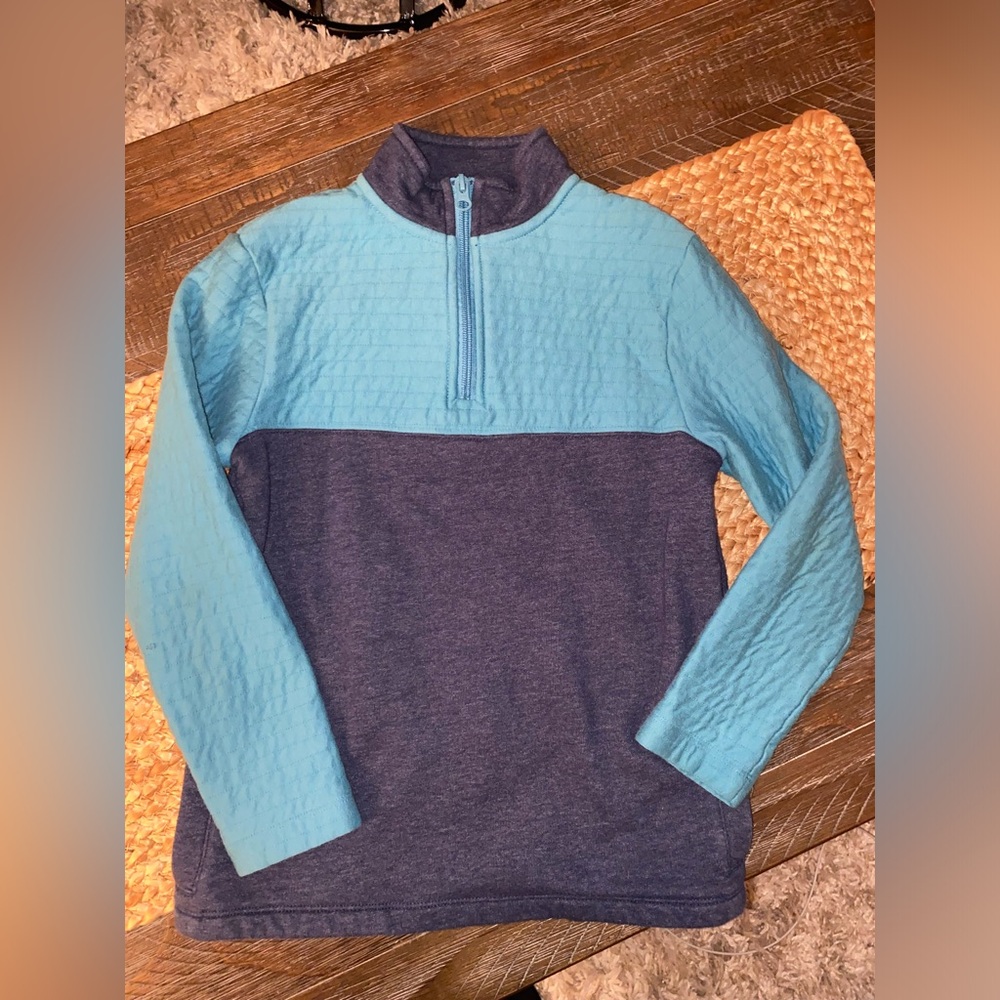 Cat & Jack Blue Zip-up Size S (6/7)